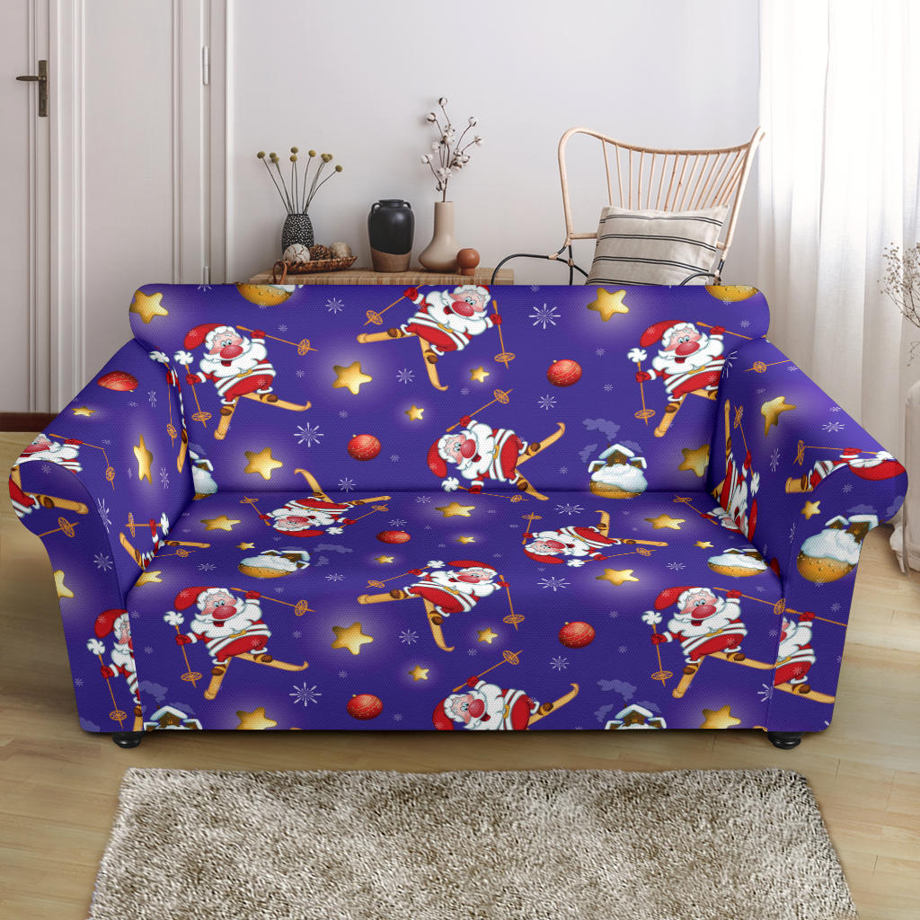 Ski Print Design LKS308 Loveseat Couch Slipcover