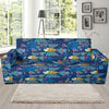 Flying Fish Pattern Print Design 01 Sofa Slipcover