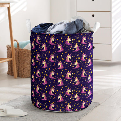 Unicorn Princess Star Sparkle Laundry Basket