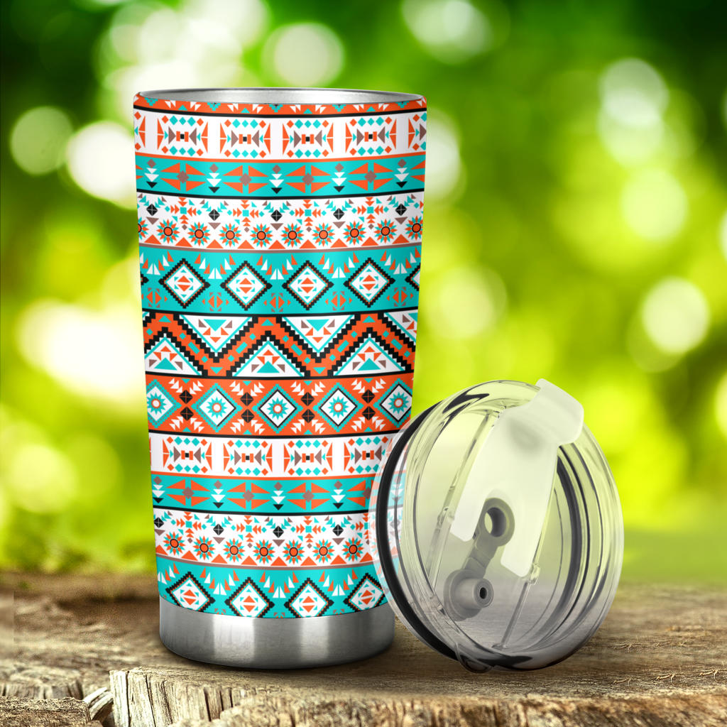 Navajo Style Print Pattern Tumbler
