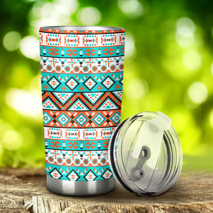 Navajo Style Print Pattern Tumbler
