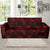 Gecko Pattern Print Design 04 Sofa Slipcover