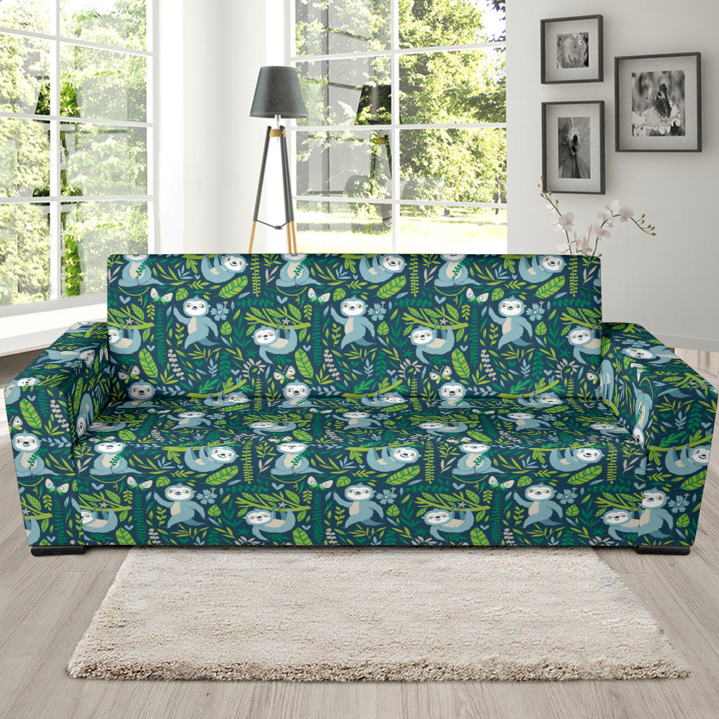 Sloth Print Design LKS304 Sofa Slipcover