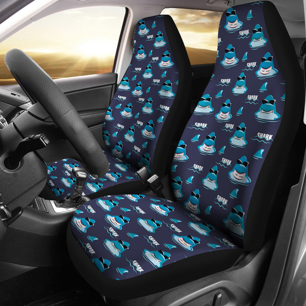 Shark Print Design LKS309 Car Seat Covers