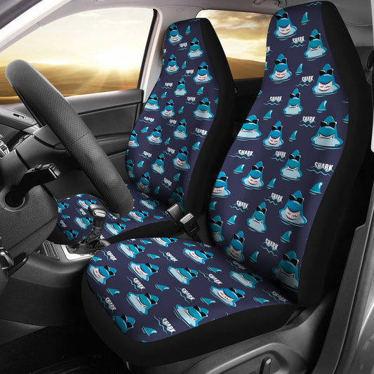 Shark Print Design LKS309 Car Seat Covers