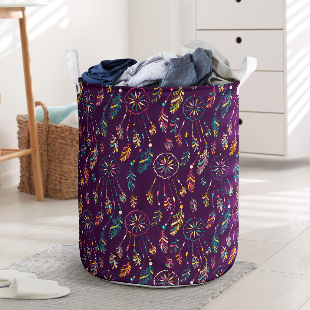 Dream Catcher Boho Design Laundry Basket