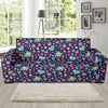 Crochet Pattern Print Design 02 Sofa Slipcover