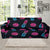 Lipstick Color Neon Pattern Print Design 03 Sofa Slipcover