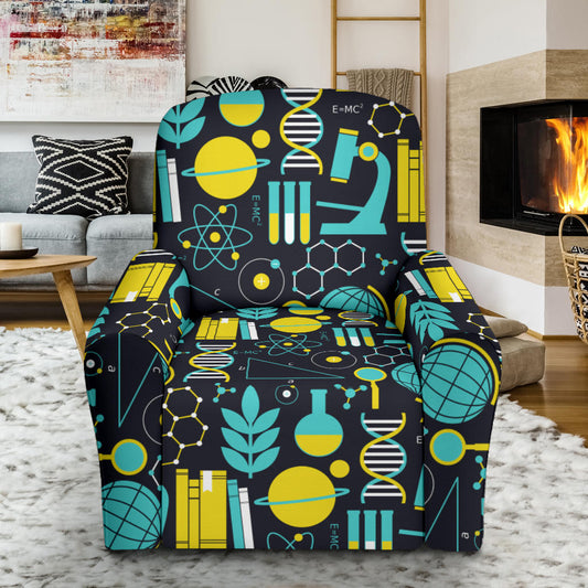 Science Print Design LKS301 Recliner Slipcover with Pocket