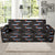 Dachshund Pattern Print Design 04 Sofa Slipcover