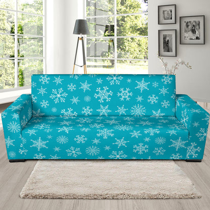 Snowflake Print Design LKS304 Sofa Slipcover