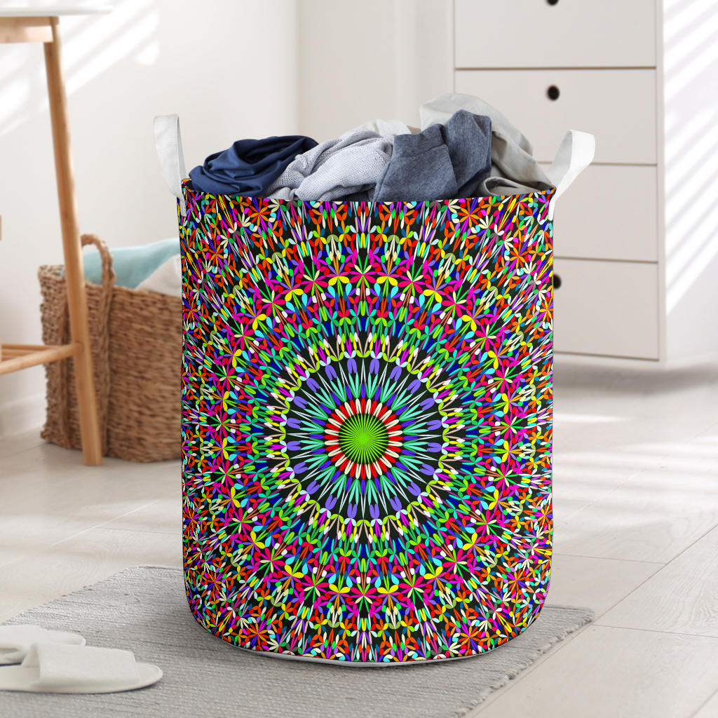 Bohemian Colorful Style Print Laundry Basket