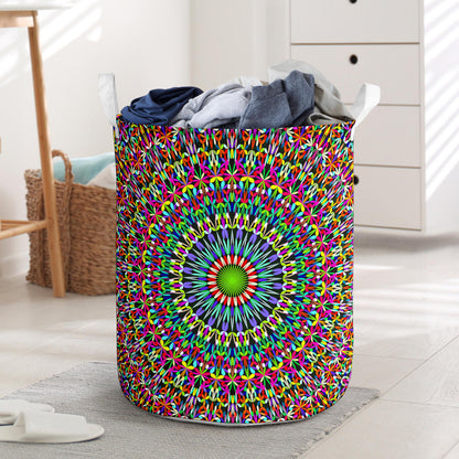 Bohemian Colorful Style Print Laundry Basket