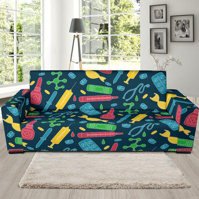 Phlebotomist Pattern Print Design A03 Sofa Slipcover