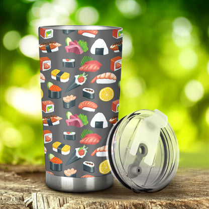 Sushi Pattern Print Tumbler