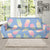 Ice Cream Pattern Print Design 05 Sofa Slipcover