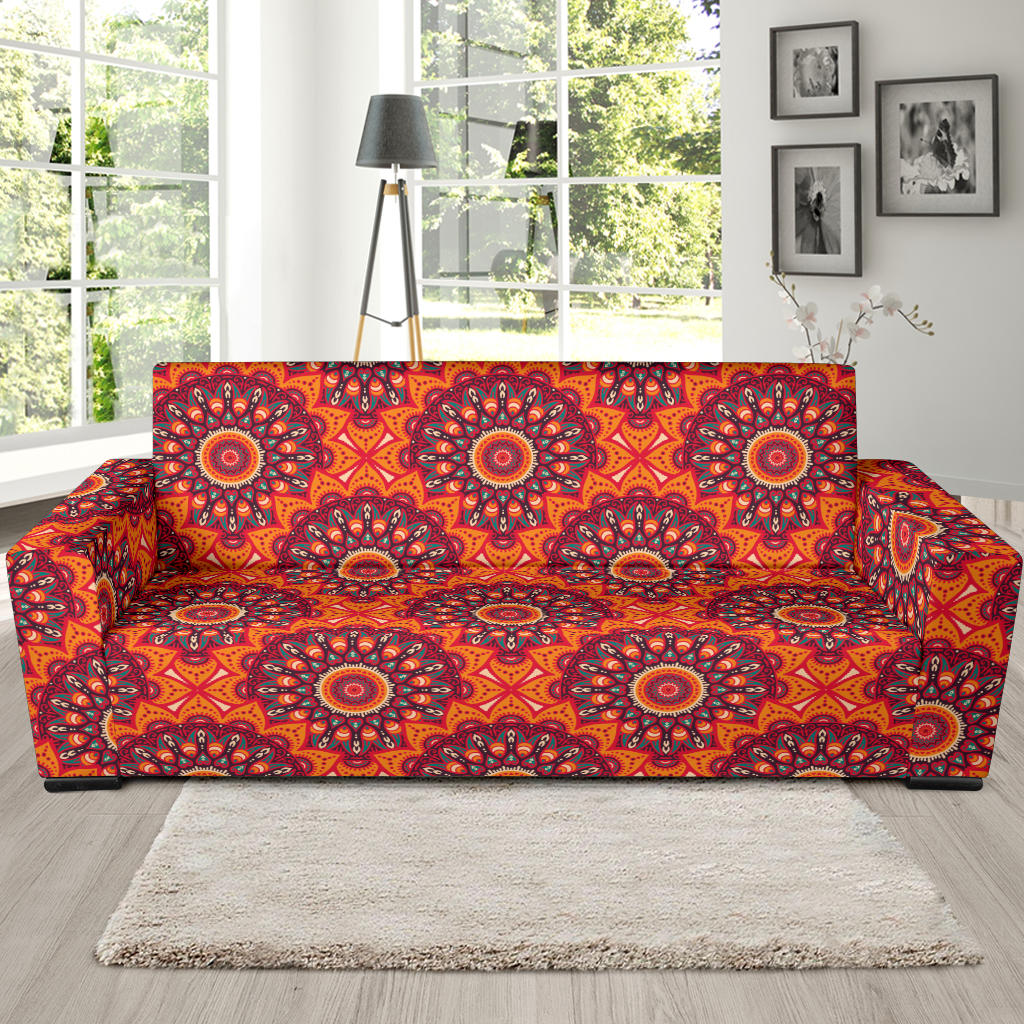 Bohemian Pattern Print Design 04 Sofa Slipcover