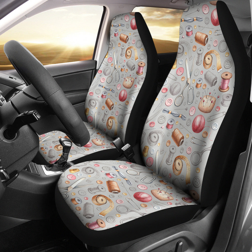 Sewing Equipment Print Design LKS302 Car Seat Covers