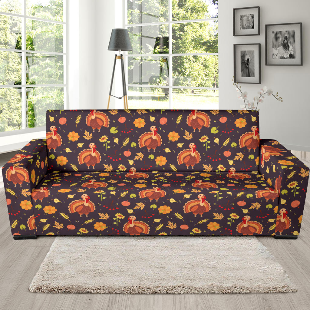 Thanksgiving Print Design LKS305 Sofa Slipcover