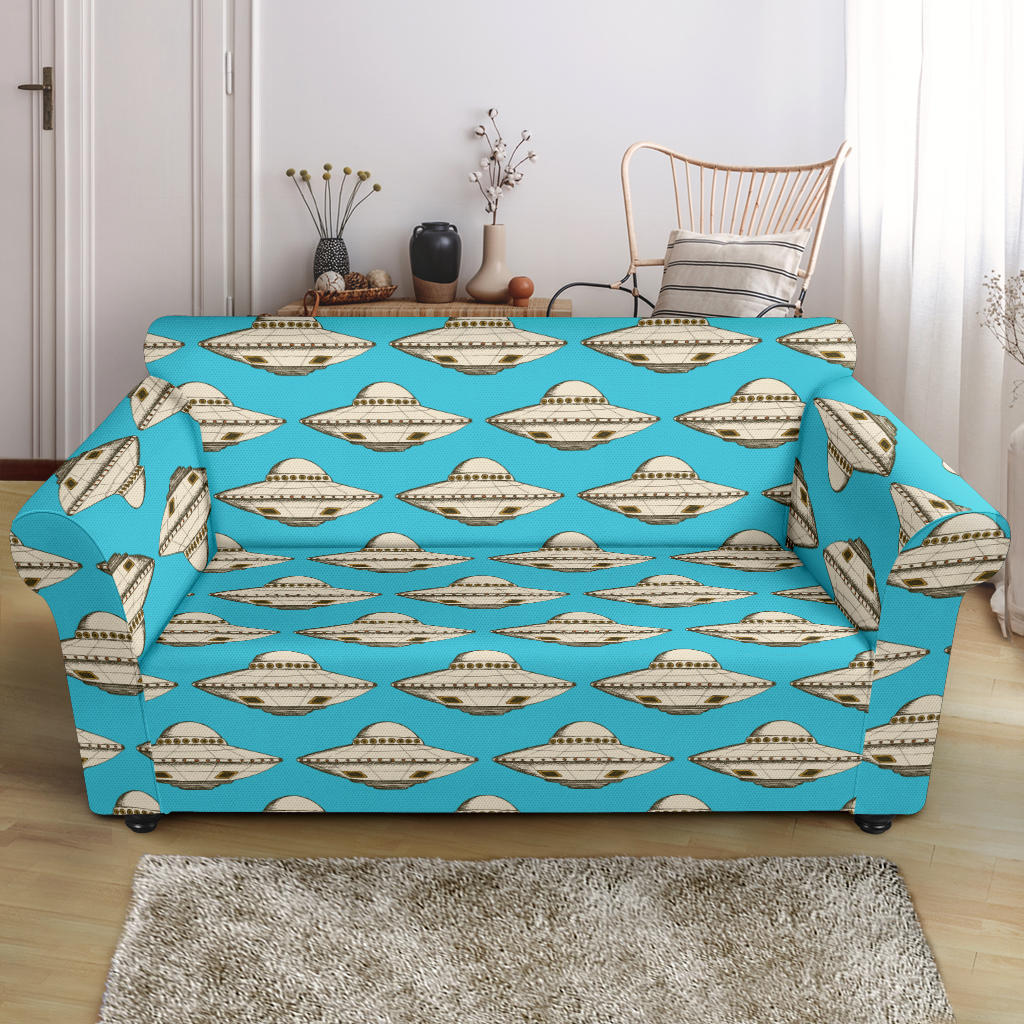 UFO Print Design LKS301 Loveseat Couch Slipcover
