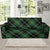 Plaid Green Pattern Print Design A05 Sofa Slipcover