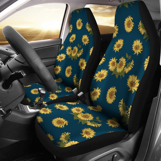Sunflower Print Design LKS305 Car Seat Covers
