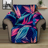 Tropical Flower Pattern Print Design TF024 Recliner Cover Protector