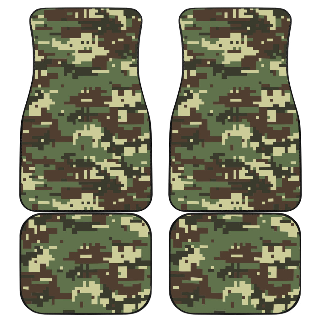 ACU Digital Army Camouflage Car Floor Mats Front Back