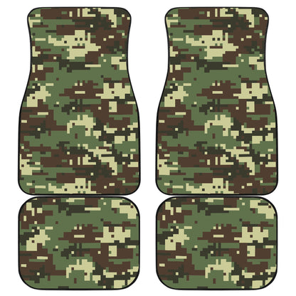 ACU Digital Army Camouflage Car Floor Mats Front Back