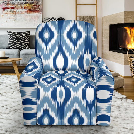 Ikat Pattern Print Design 03 Recliner Slipcover with Pocket