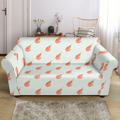 Shrimp Print Design LKS304 Loveseat Couch Slipcover