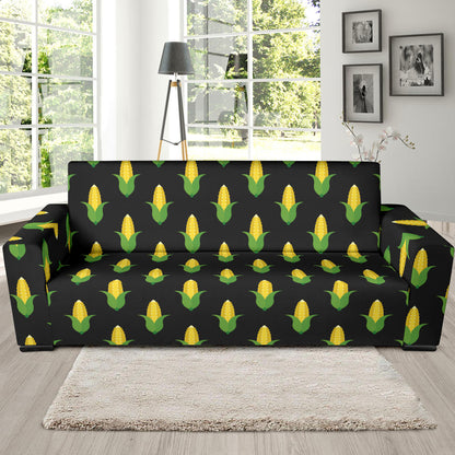 Corn Pattern Print Design 05 Sofa Slipcover