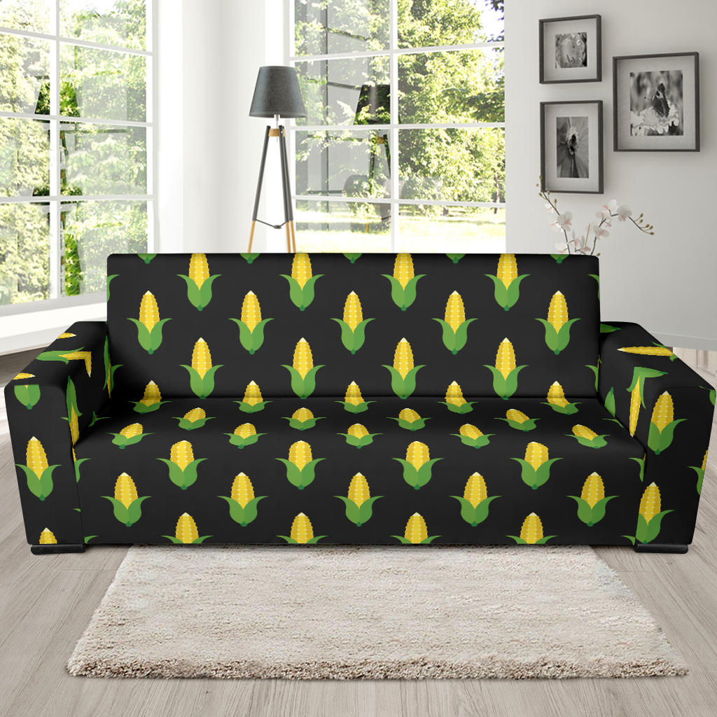 Corn Pattern Print Design 05 Sofa Slipcover