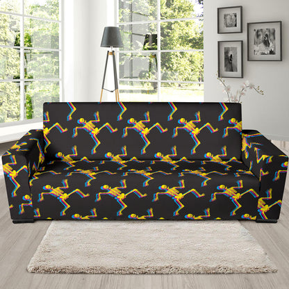 Skeleton Skeleton 3D Print Design LKS301 Sofa Slipcover