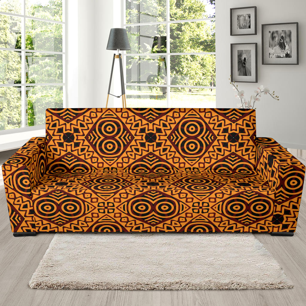 African Pattern Print Design 05 Sofa Slipcover