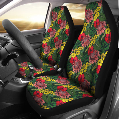 Summer Floral Print Design LKS305 Car Seat Covers