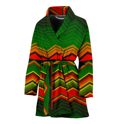 Serape Print Design LKS306 Women Bathrobe
