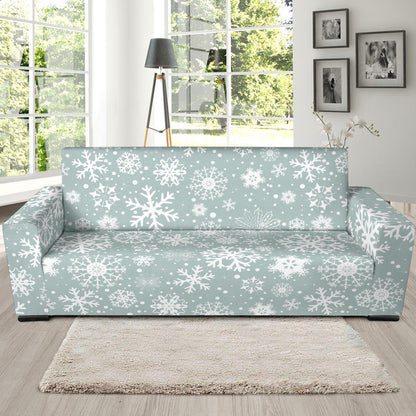 Snowflake Print Design LKS303 Sofa Slipcover