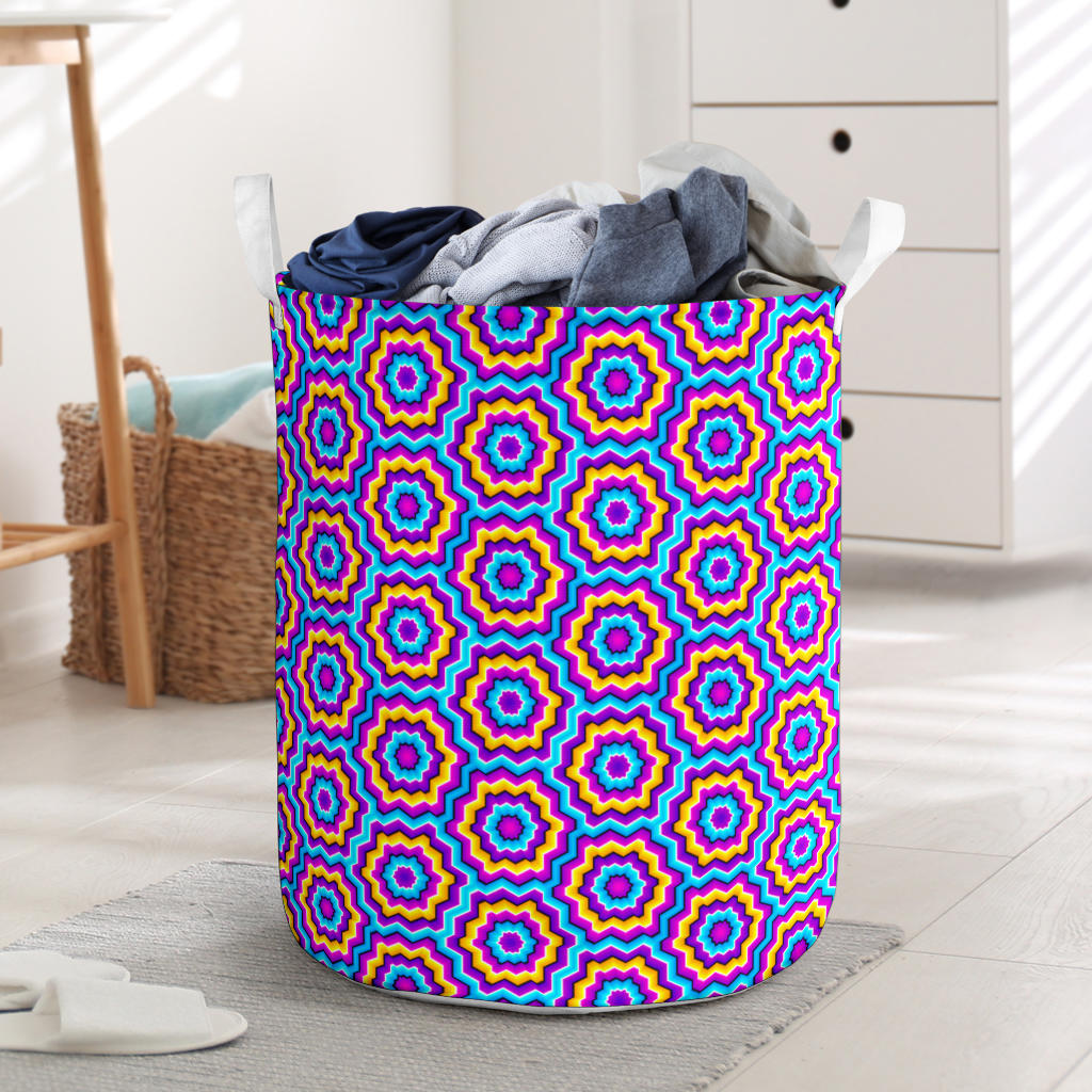 Optical illusion Techno Movement Laundry Basket