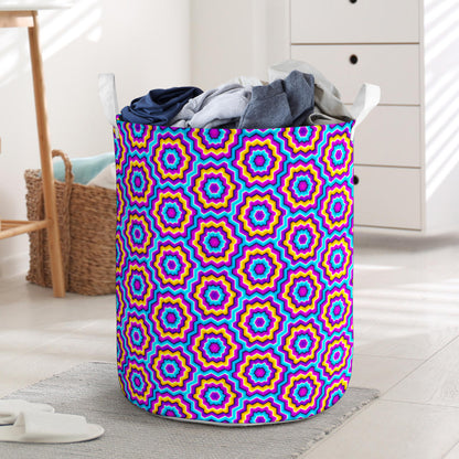 Optical illusion Techno Movement Laundry Basket