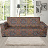 Calendar Aztec Pattern Print Design 03 Sofa Slipcover