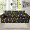 Champagne Pattern Print Design 04 Sofa Slipcover