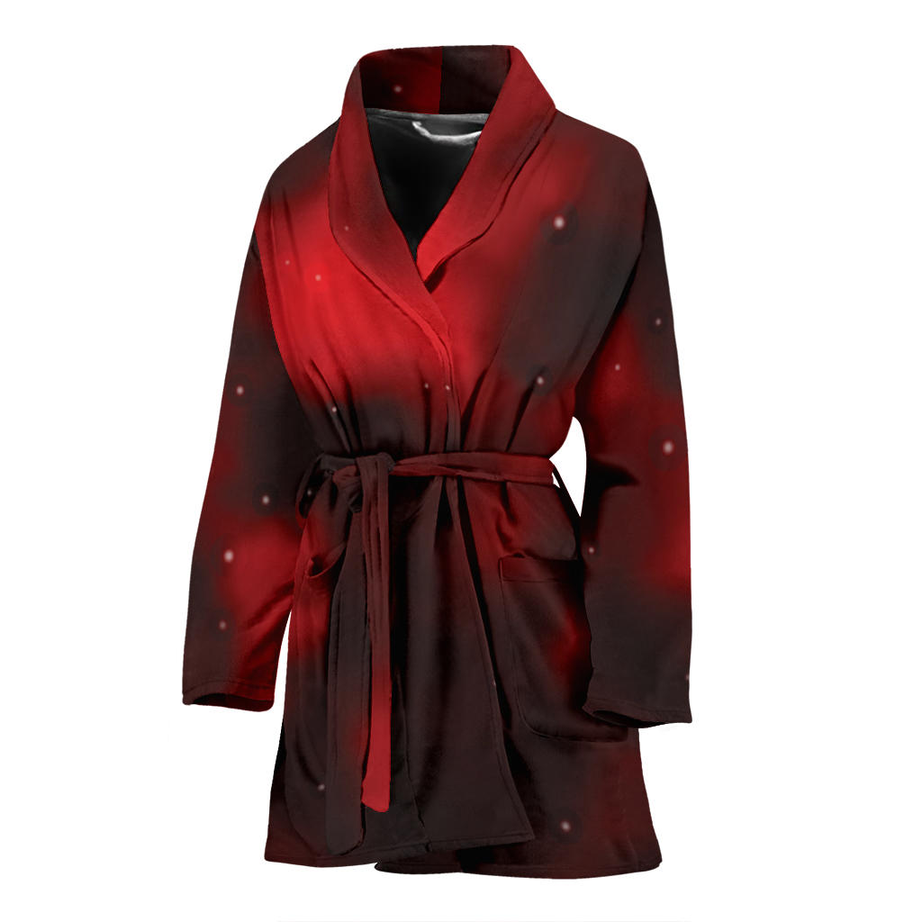 Nebula Pattern Print Design A03 Women Bathrobe