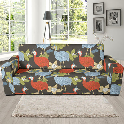 Guinea Fowl Pattern Print Design 02 Sofa Slipcover