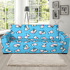 Cow Pattern Print Design 01 Sofa Slipcover