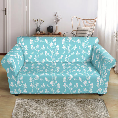 Sweet Pea Print Design LKS302 Loveseat Couch Slipcover