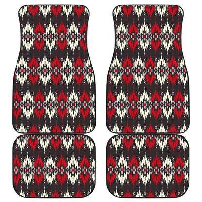 Southwestern Pattern Car Floor Mats Front Back