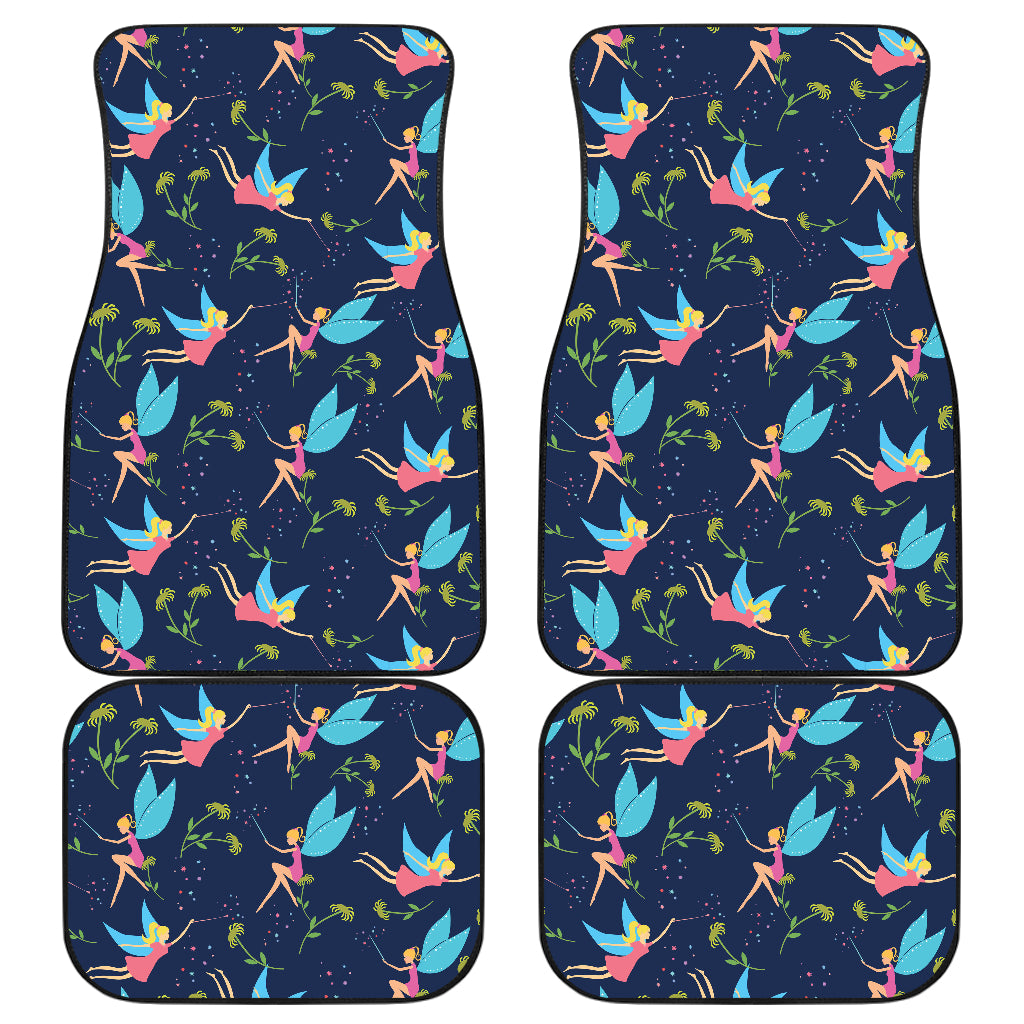 Fairy with flower Print Pattern Car Floor Mats Front Back