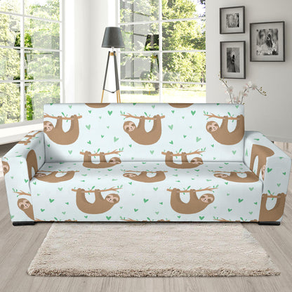 Sloth Print Design LKS308 Sofa Slipcover