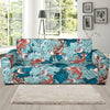 KOI Fish Pattern Print Design 05 Sofa Slipcover